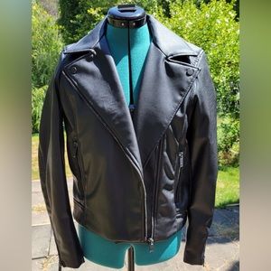 H&M Black Pleather Jacket